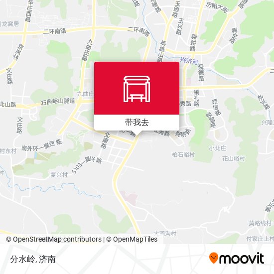 分水岭地图