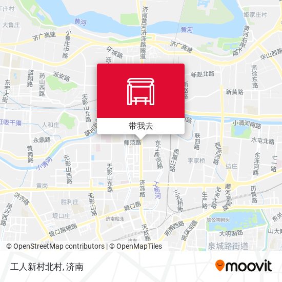 工人新村北村地图