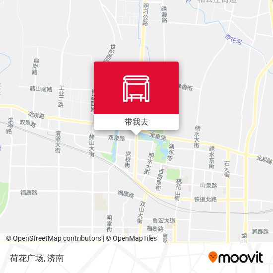 荷花广场地图