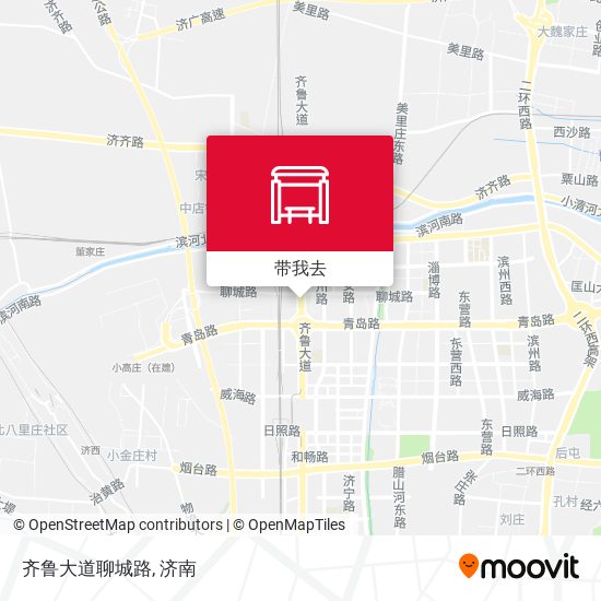 齐鲁大道聊城路地图