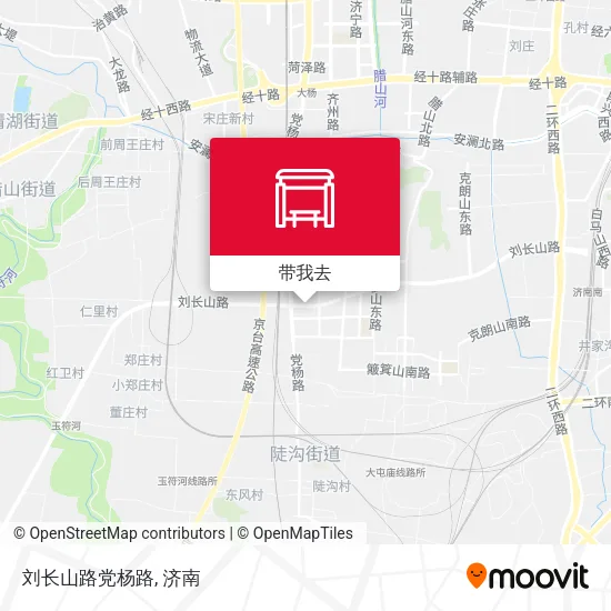 刘长山路党杨路地图