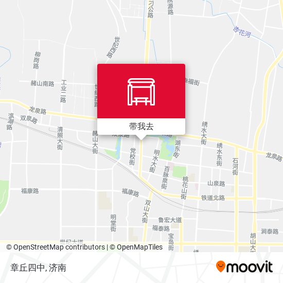 章丘四中地图