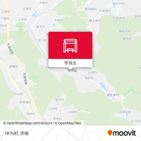绰沟村地图