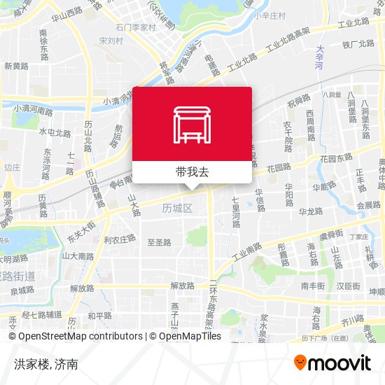 洪家楼地图