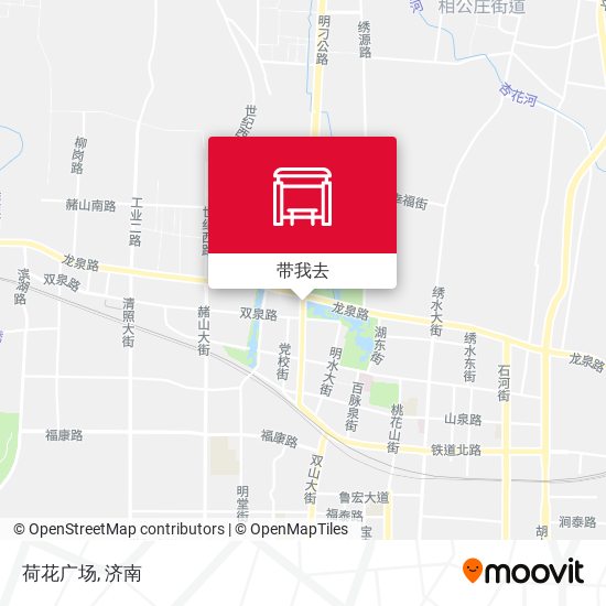 荷花广场地图