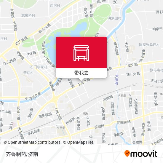 齐鲁制药地图