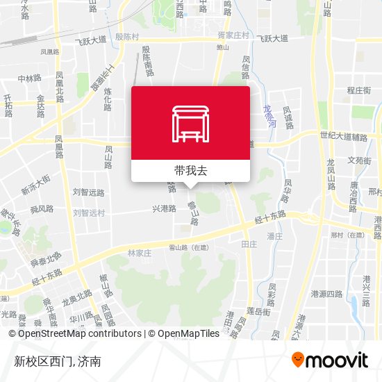 新校区西门地图