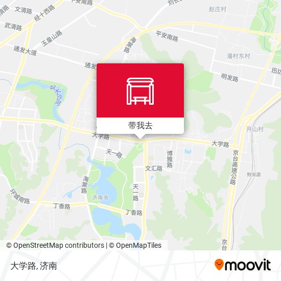 大学路地图