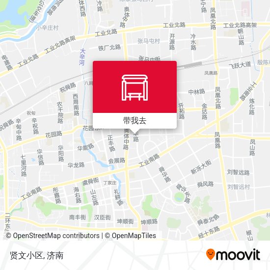 贤文小区地图