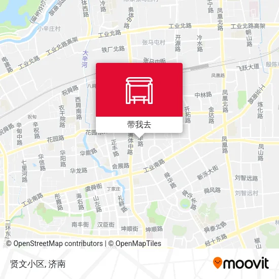 贤文小区地图