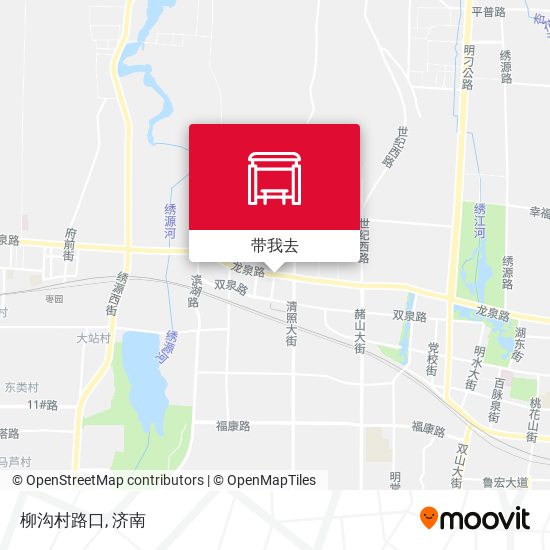 柳沟村路口地图