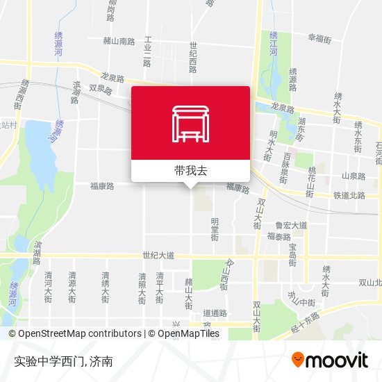 实验中学西门地图