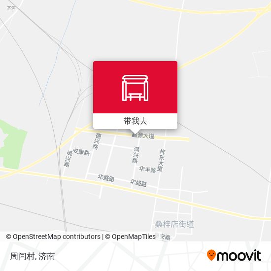 周闫村地图