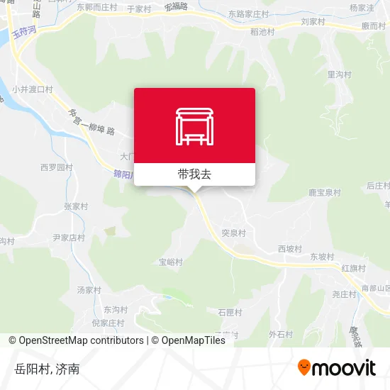 岳阳村地图