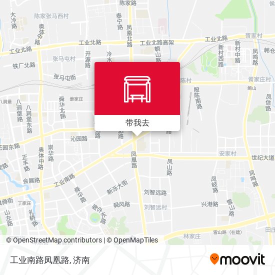 工业南路凤凰路地图