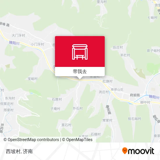 西坡村地图