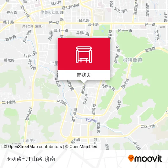 玉函路七里山路地图