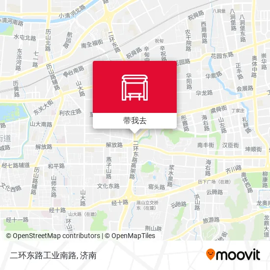 二环东路工业南路地图