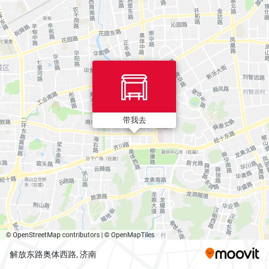 解放东路奥体西路地图