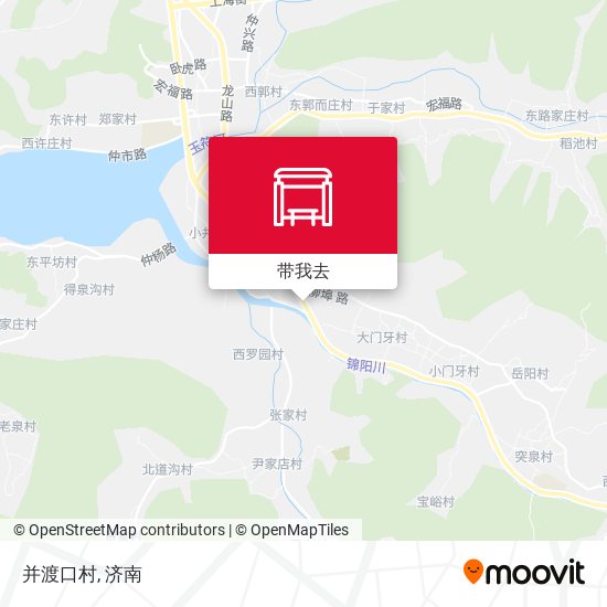 并渡口村地图