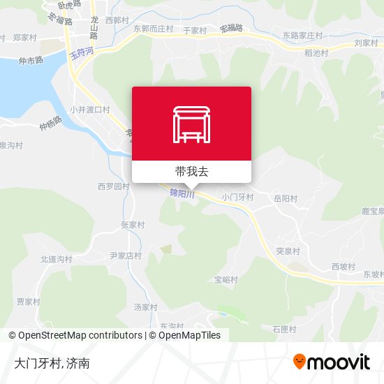 大门牙村地图