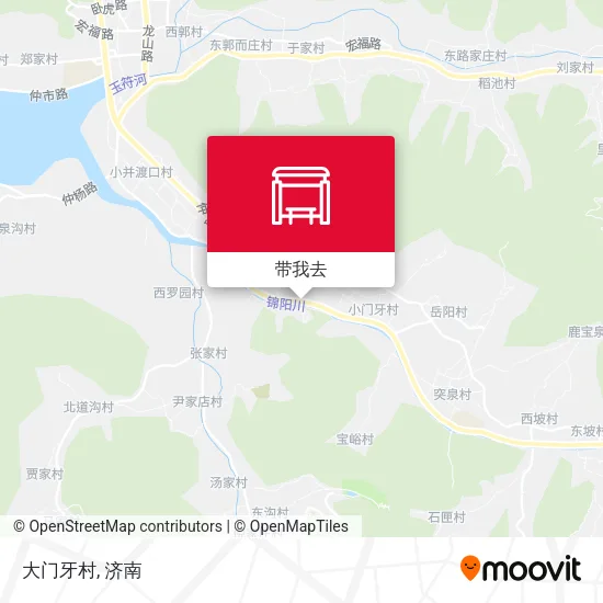 大门牙村地图
