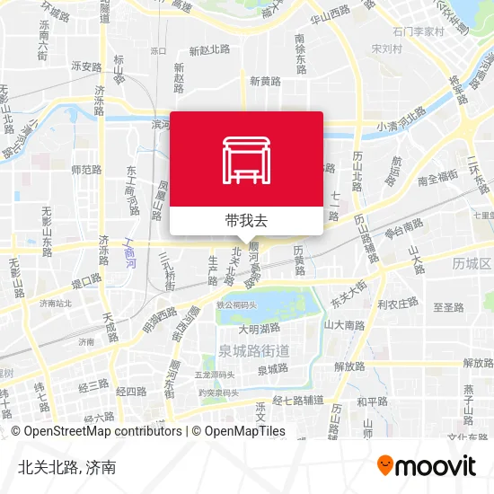 北关北路地图