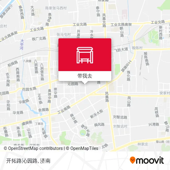 开拓路沁园路地图