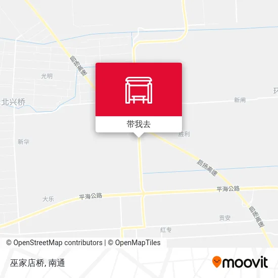 巫家店桥地图