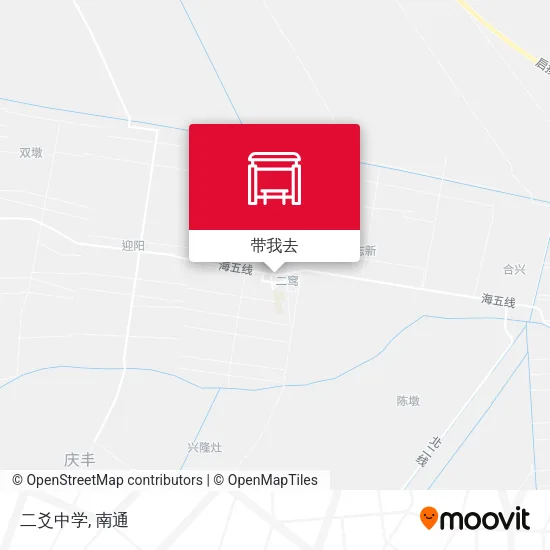 二爻中学地图