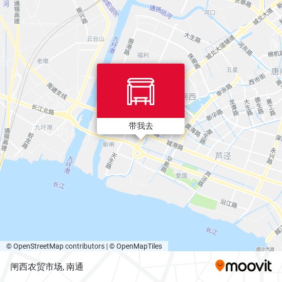 闸西农贸市场地图