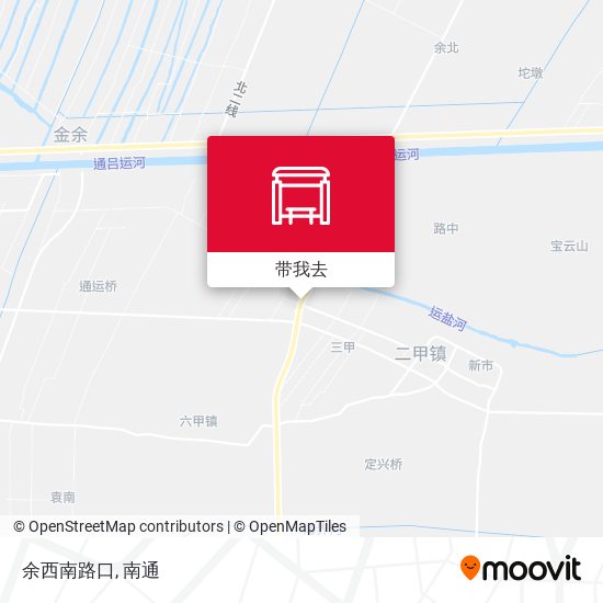 余西南路口地图