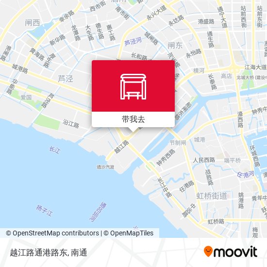 越江路通港路东地图