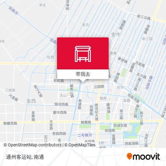 通州客运站地图