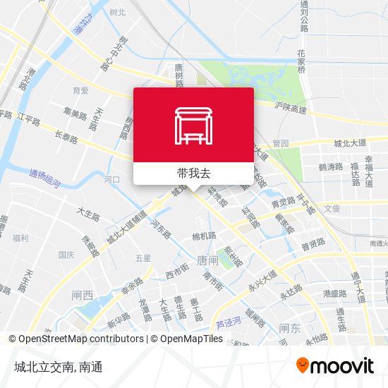 城北立交南地图