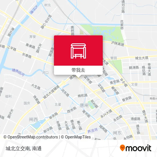 城北立交南地图
