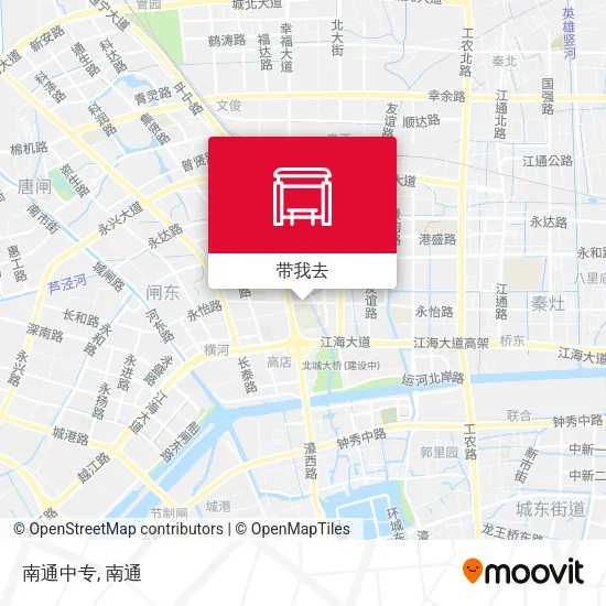 南通中专地图