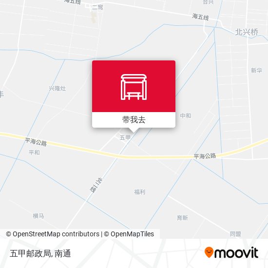 五甲邮政局地图