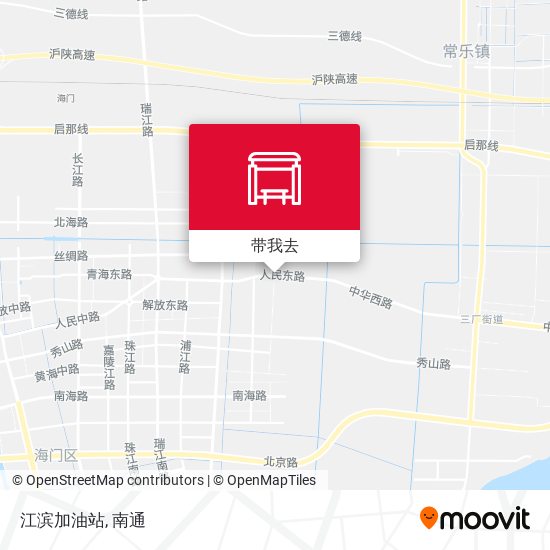 江滨加油站地图