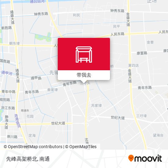 先峰高架桥北地图
