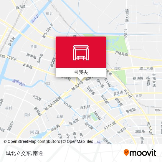 城北立交东地图