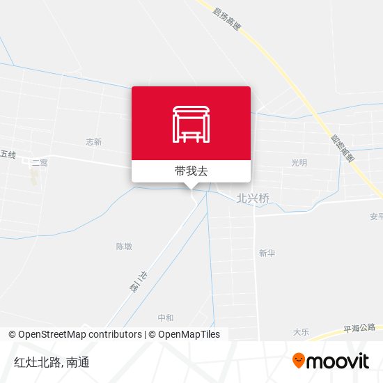 红灶北路地图