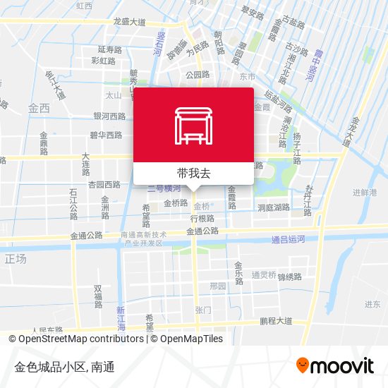 金色城品小区地图