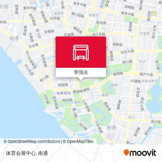 体育会展中心地图