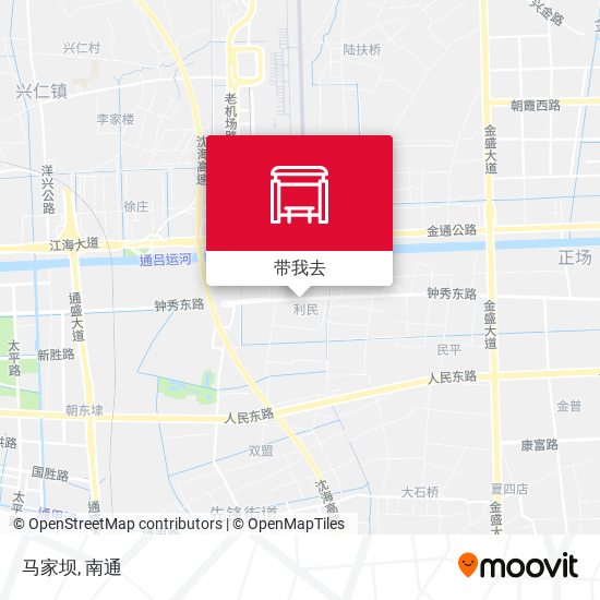 马家坝地图