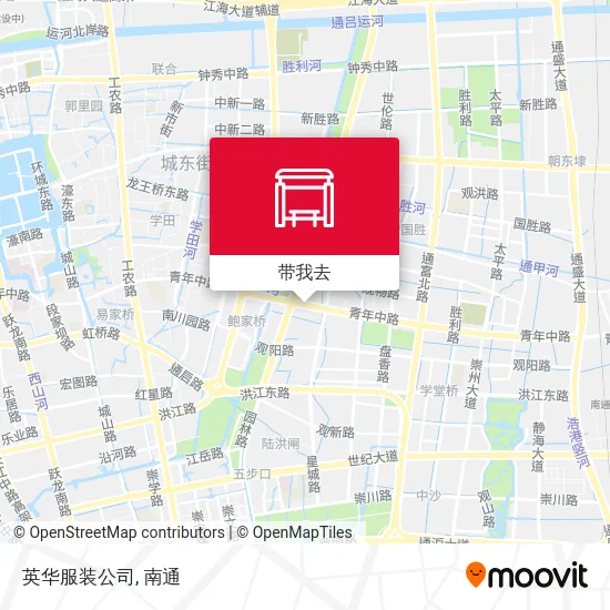 英华服装公司地图