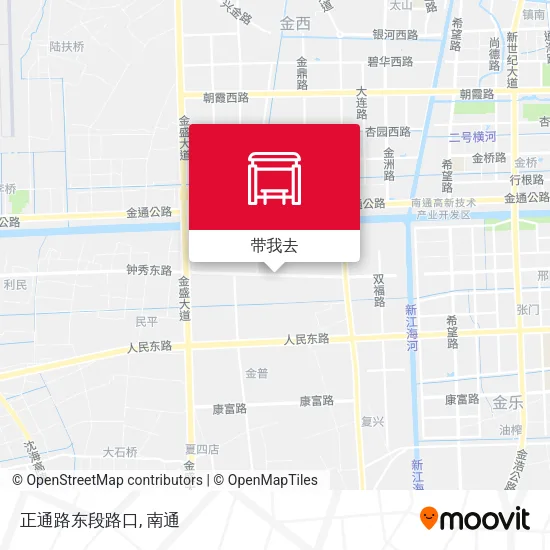 正通路东段路口地图