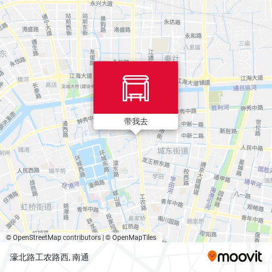 濠北路工农路西地图