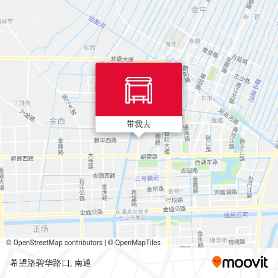 希望路碧华路口地图