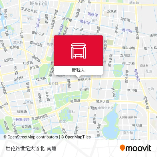 世伦路世纪大道北地图